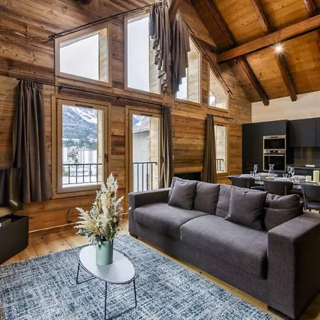 Ocma5 Somptueux 6pax Vue Mtblanc Parking Apartamento Chamonix Mont Blanc